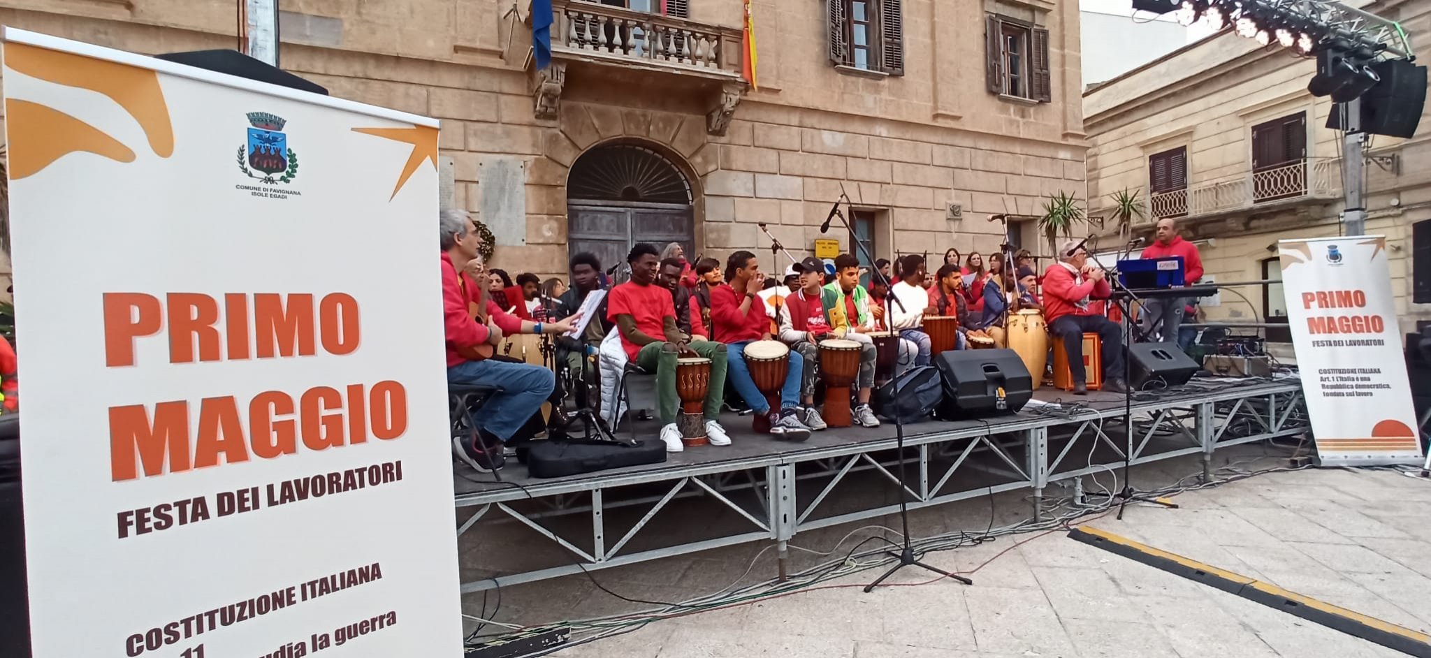 Concerto del Primo Maggio, da Favignana un messaggio di pace e di speranza