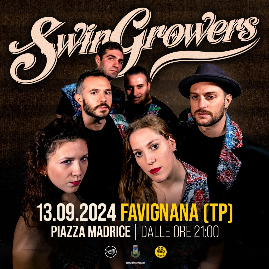 "Egadi Estate 2024": il 13 settembre grande serata a Favignana con gli Swingrowers e il ballerino Mattia Zenzola