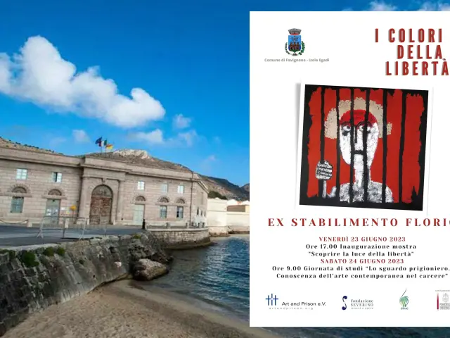 Arte contemporanea in carcere, il 23 e 24 giugno all’ex Stabilimento Florio di Favignana “I colori della libertà”